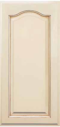 Brookside Door with Cathedral Style with Pearl Opaque